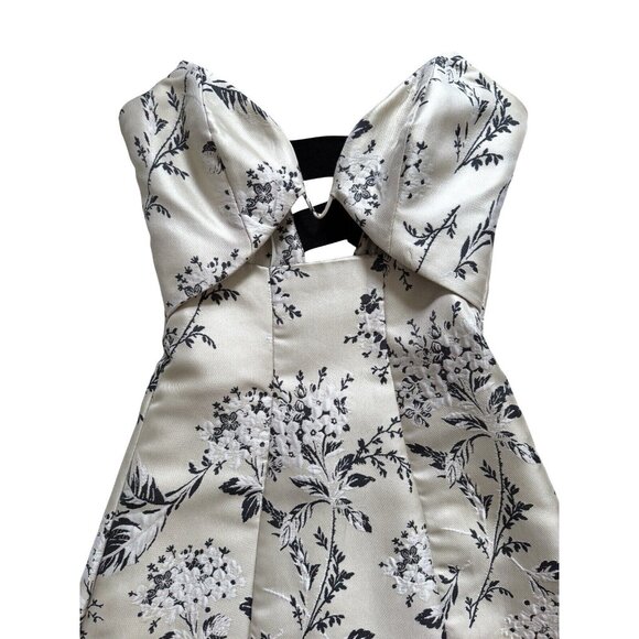 Zimmermann Dress Size 0 Floral Off White Cream Evening Gown - Picture 5 of 7